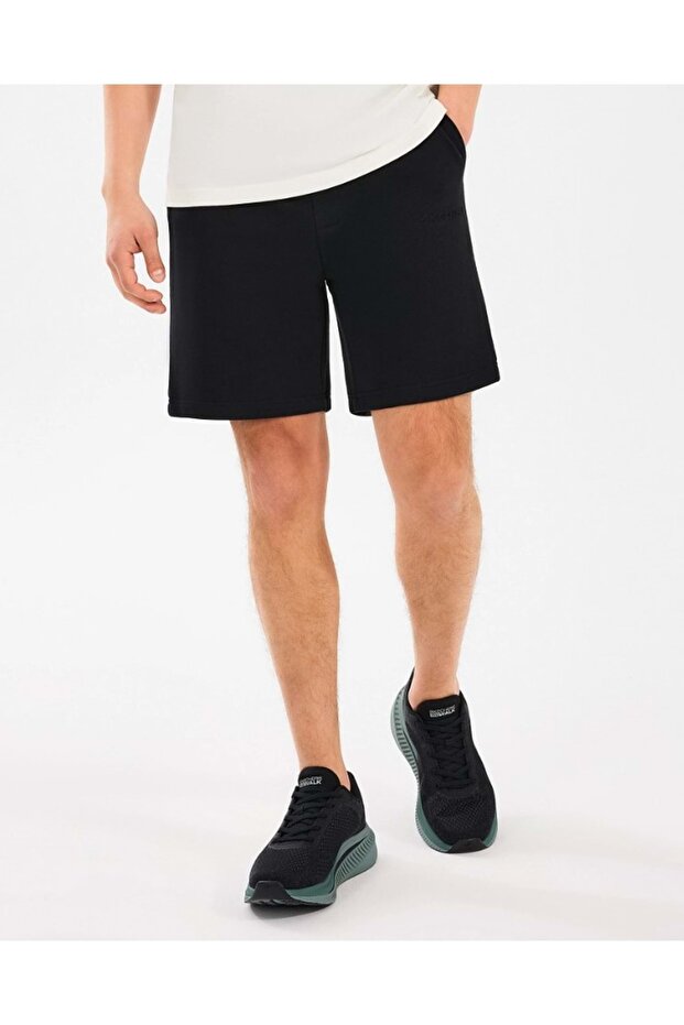 M Essential Sweat Short S2510064 Erkek Şort SİYAH - 2