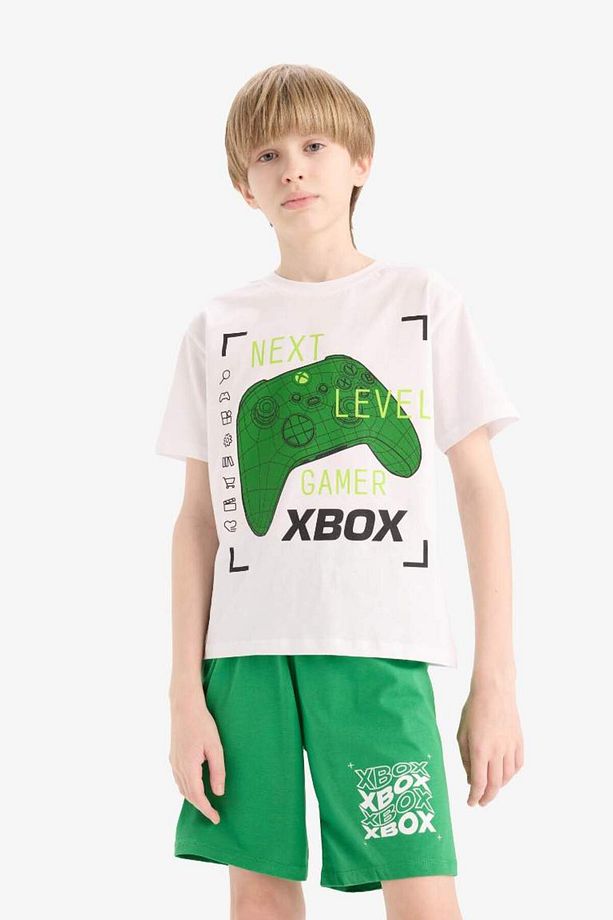 Erkek Çocuk Xbox Pijama Takımı Kısa Kollu Üst Beli Lastikli Şort E0345a825hs - 4