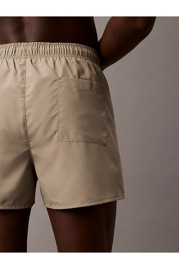 Short Drawstring Swim Shorts - CK Monogram - 5