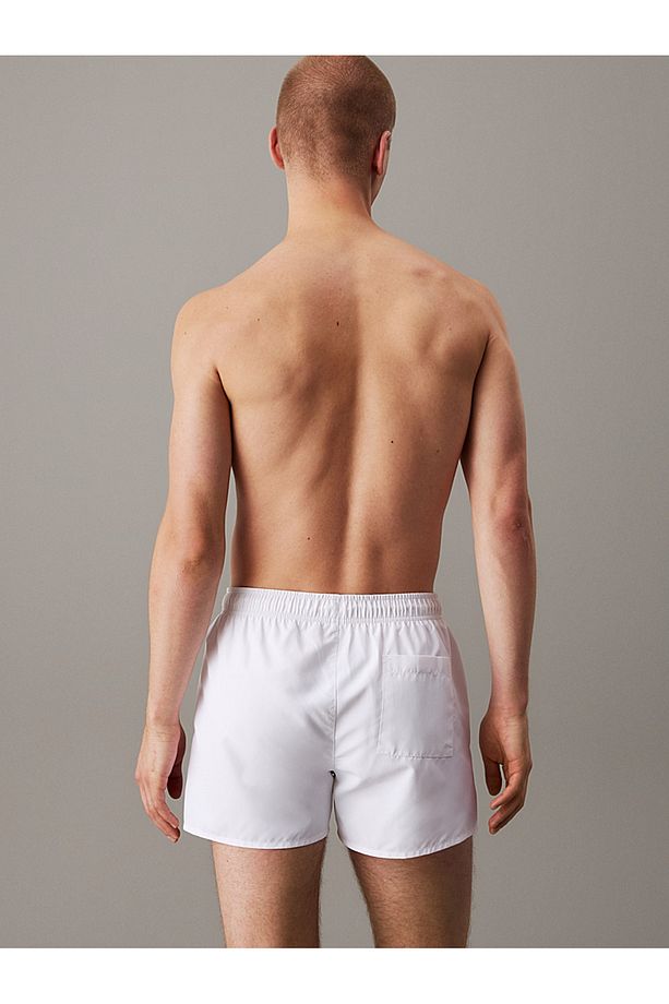 Short Drawstring Swim Shorts - CK Monogram - 2