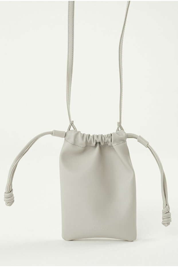 Mini Kese Çanta Gri - 1