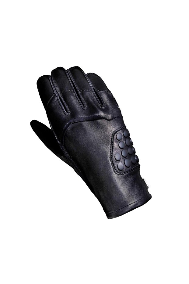 RACE ONE DERİ ELDİVEN SİYAH - 1