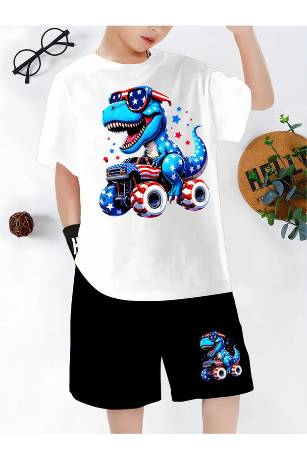 Children's T-Shirt and Pocket Shorts Set