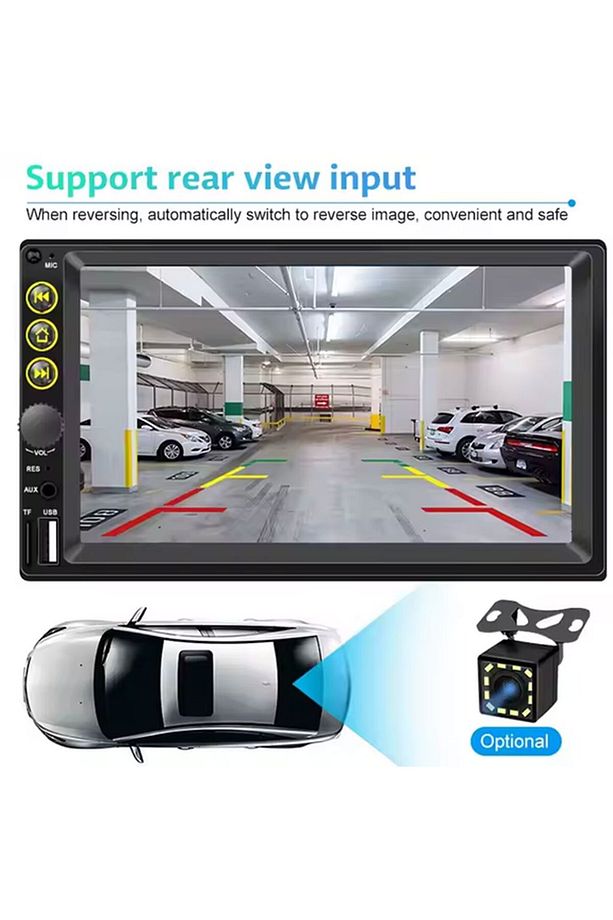 7" Dokunmatik Oto Teyp Tofaş Uyumlu Kameralı, MirrorLink, Bluetooth, AUX, SD, FM, 4x50W Ses - 2