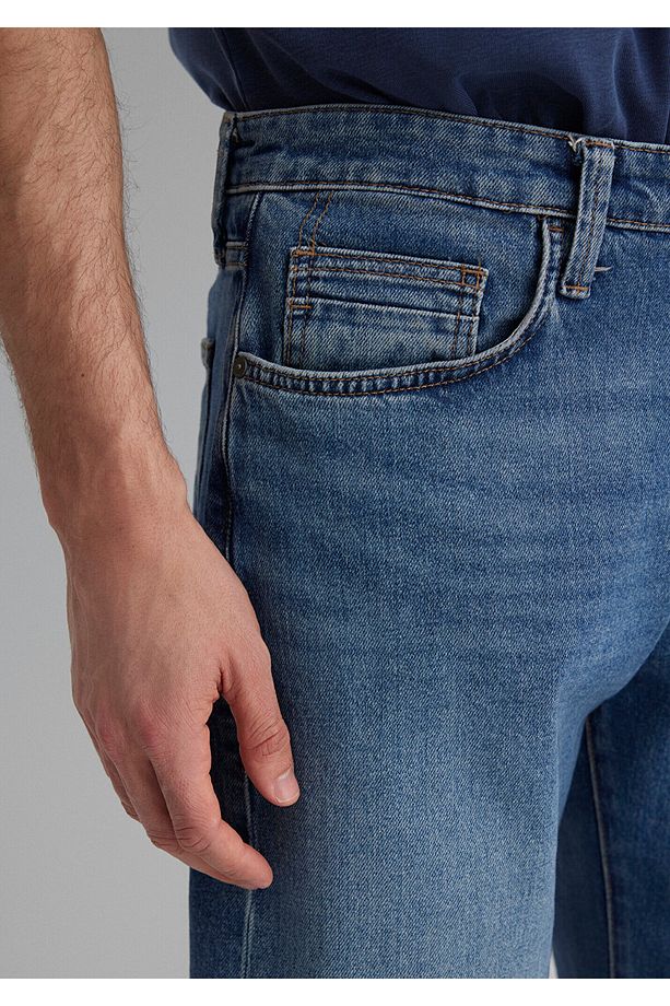 MAVİ Brian 90lar İndigo Mavisi Jean Şort 041887 - 5