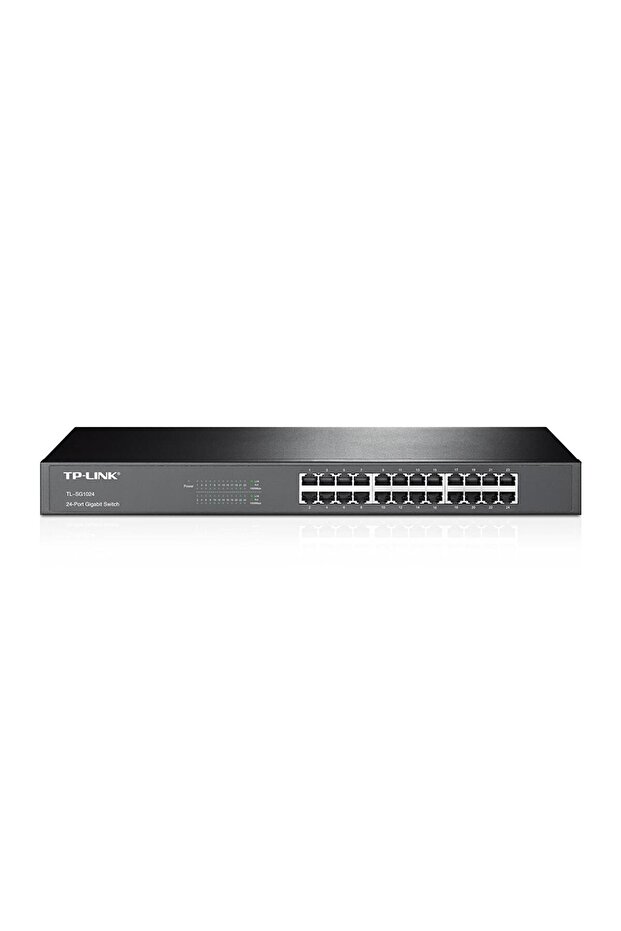 Tl-Sg1024 24 Port 10-100-1000 Mbps Switch Steel Case Rack Mount