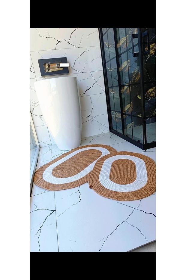 2-مجموعة من مفارش الحمام - 3