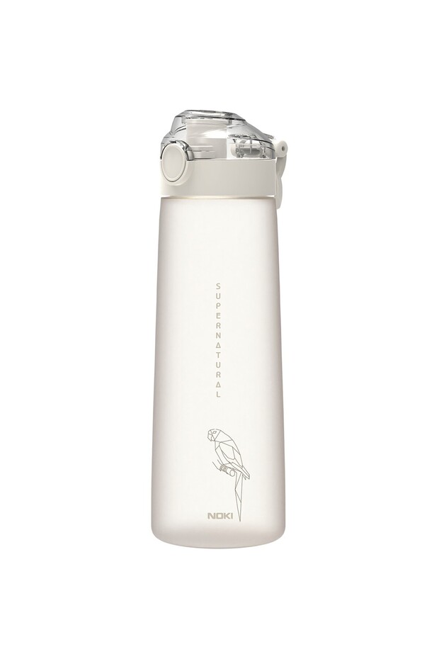 Su Matarası Tritan Auto Kapak Soft Touch 730 ml Krem - 1
