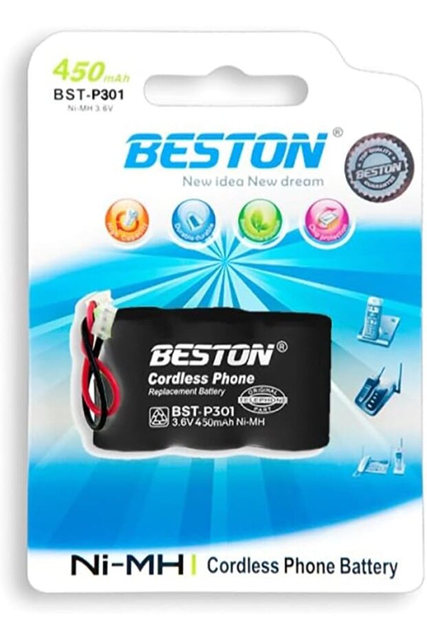 301 Rechargeable Cordless Phone Battery
