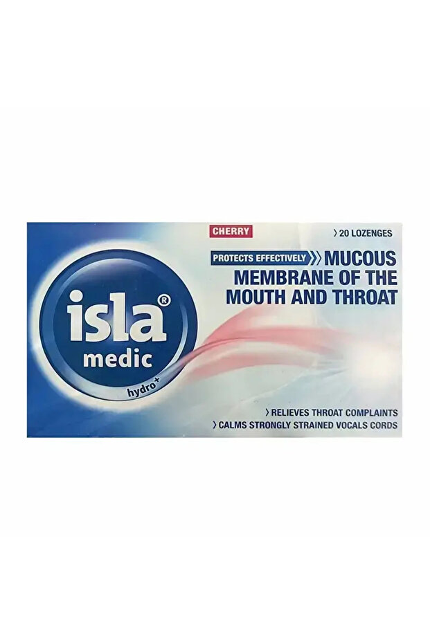 معينات إيسلا ميديك هيدرو+ بنكهة الكرز (20 قرصًا) - 1