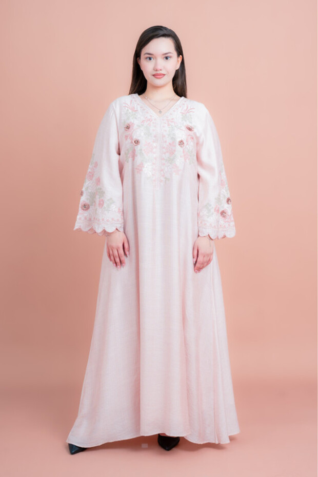 Modern Embroidered Jalabiya