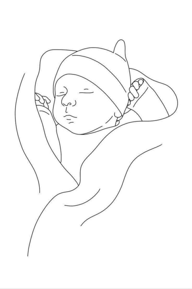Baby Sticker Hands _Car Auto Laptop Compatible 20×20
