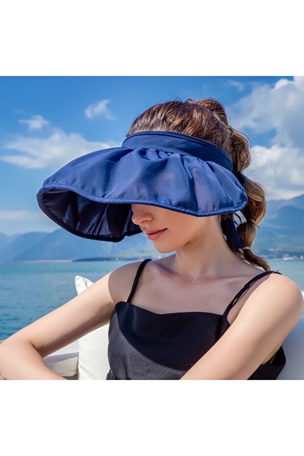 Water Repellent Fabric Visor Hat with Shade