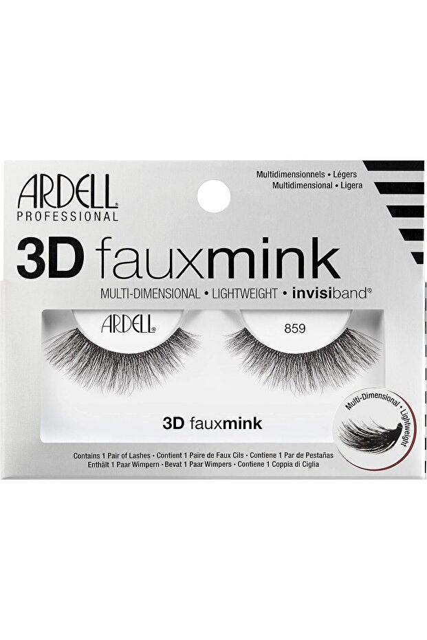 Professional 3d Fauxmink, Multidimensional, Lightweight And Invisiband - 859
