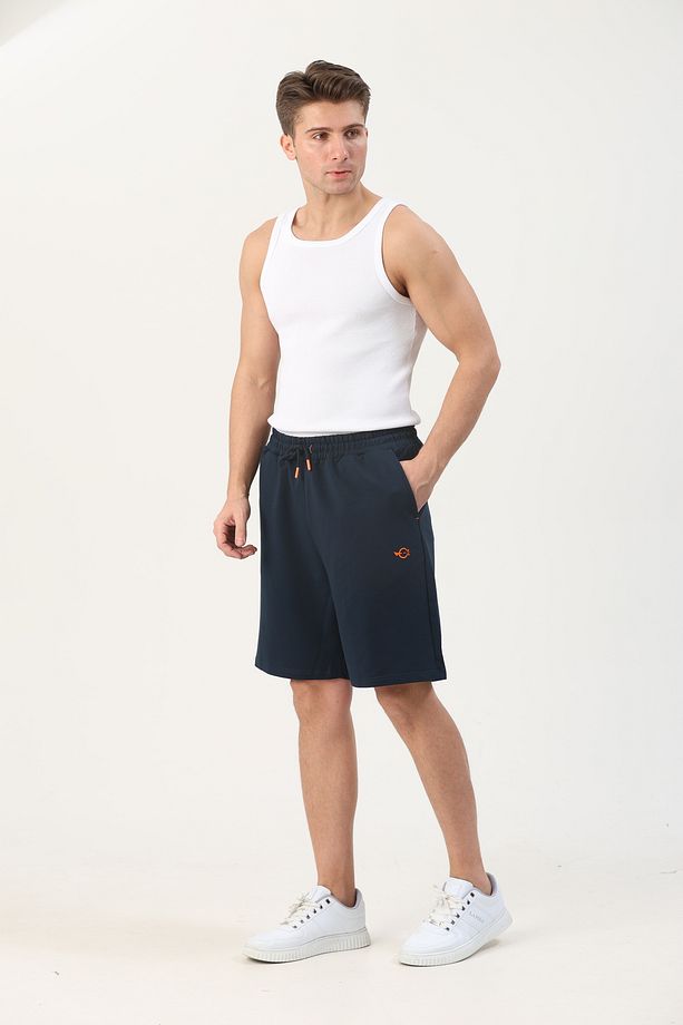 Moda Erkek Lacivert Şort - 3