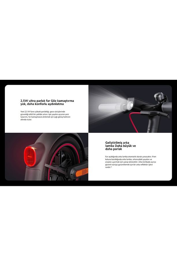 Mi Electric Scooter 4 Pro Siyah Elektrikli Scooter - 5
