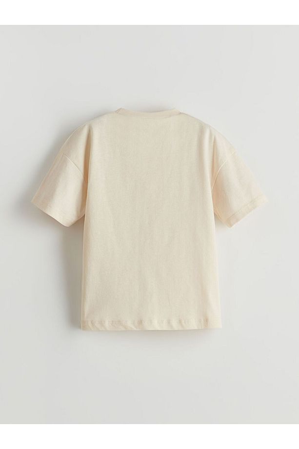 LCW ECO Bisiklet Yaka Baskılı Kısa Kollu Erkek Bebek Şortlu Pijama Takımı - 3