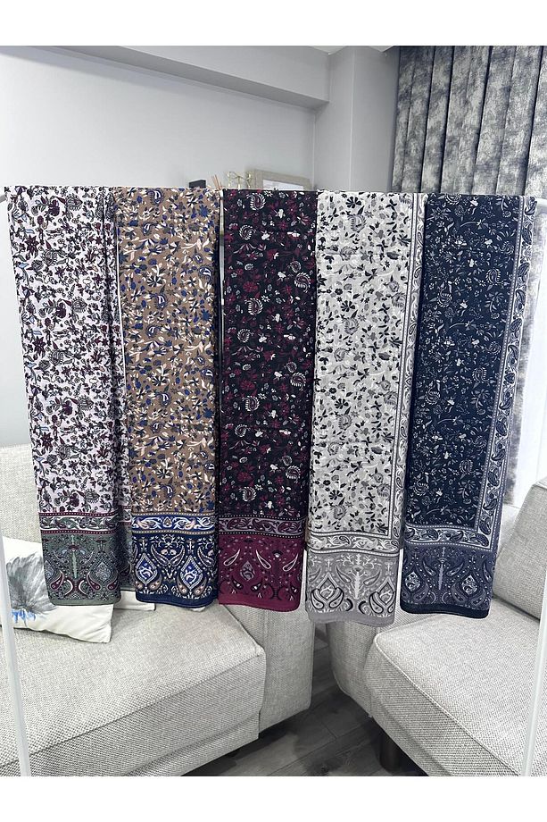 PAMUKLU SOFT 120X120 EŞARP - 3