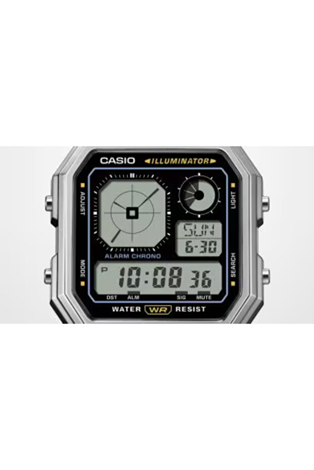CASIO Men's Digital Black Dial Watch - A130WEGG-1ADF - 4