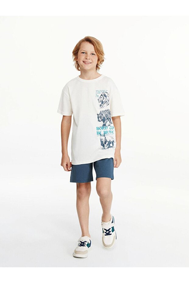 Crew Neck Boys T-Shirt and Shorts (S5)