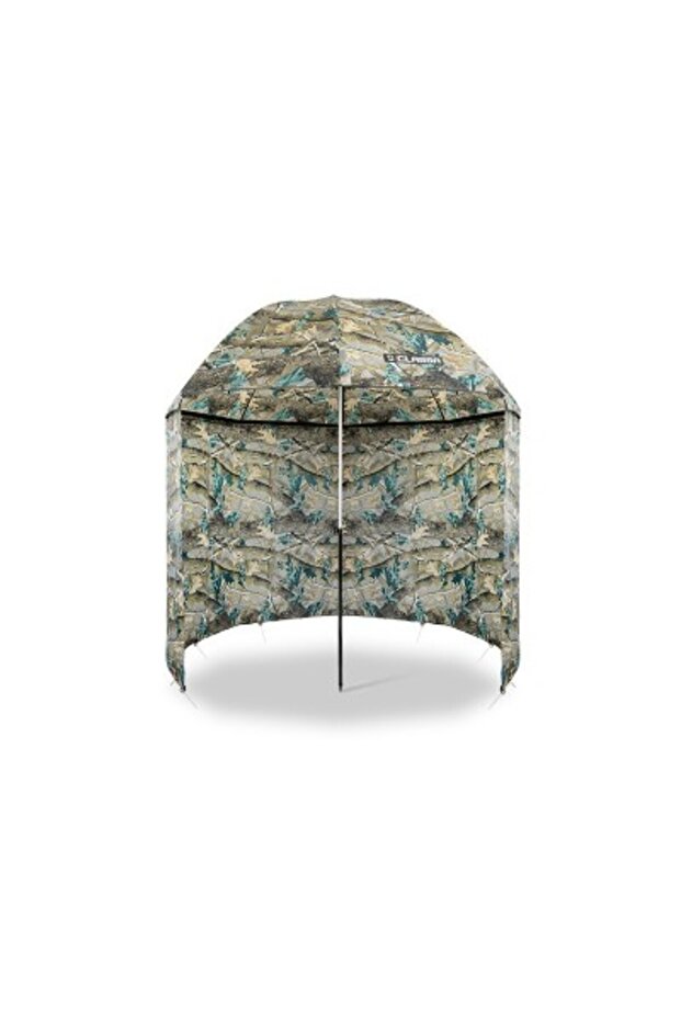 Delphin CLASSA CAMO sidewall umbrella, 250 cm diameter, cords + fixing nails, carrying case - 1