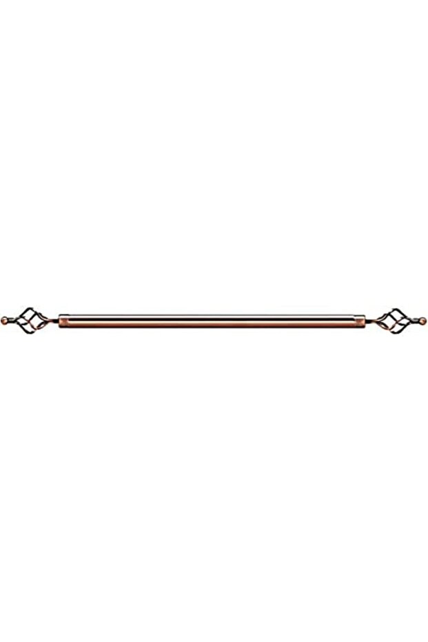 Roman Pole Style Extendable Curtain Rod (Rose Gold, 110 – 200 c