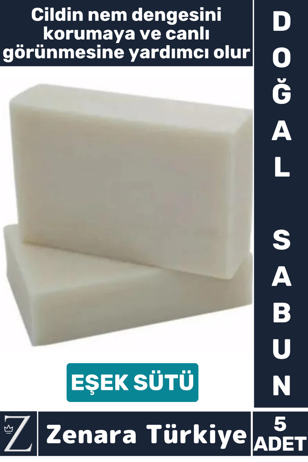 Herbal Organic Natural Hair Face Body Hand Use Skin Beautifying Miraculous Soap Donkey Milk 5Pcs