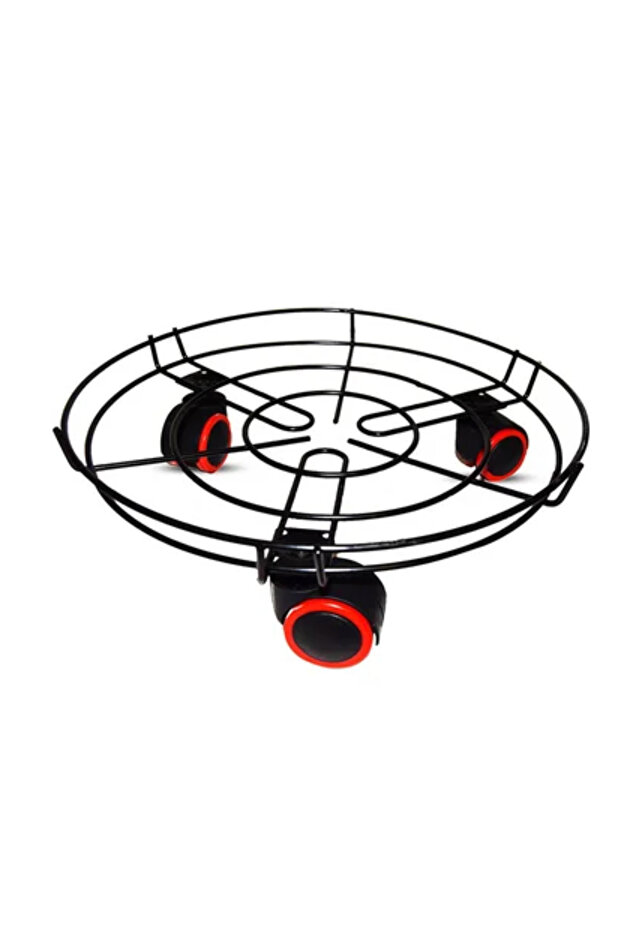 حامل اسطوانات أسود/أحمر 34x12سنتيمتر - 1