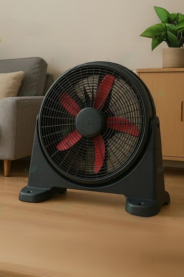 22 inç 55cm Metal Masa Altı & Duvar Tipi Vantilatör 3 Kademe 5 Kanat Sessiz İç Mekan Fan vantilatör - 3