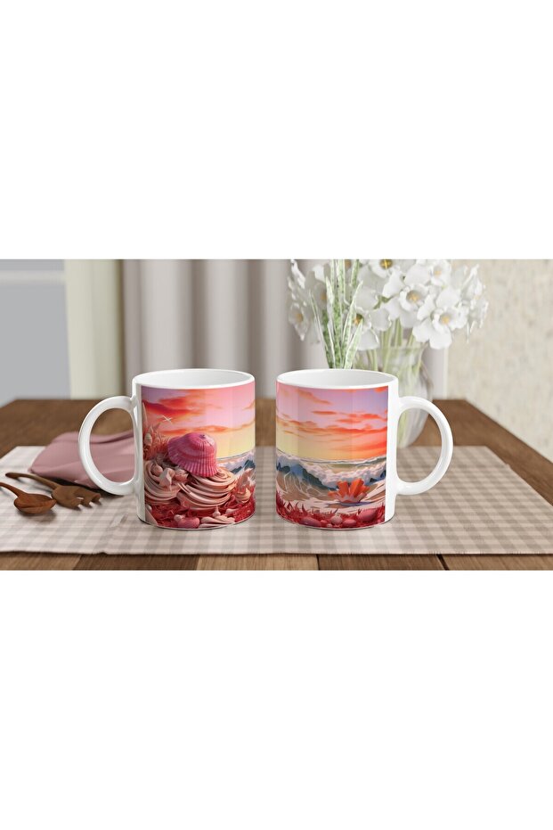 كوب مجموعة شل على غروب الشمس - 5