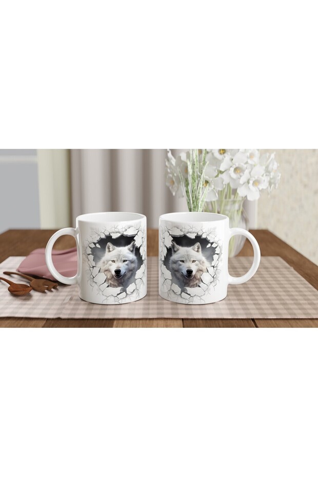 كوب كسر الجدار الذئب الأبيض - 5