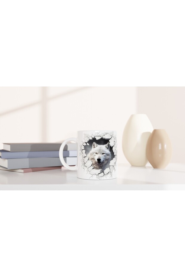 كوب كسر الجدار الذئب الأبيض - 6