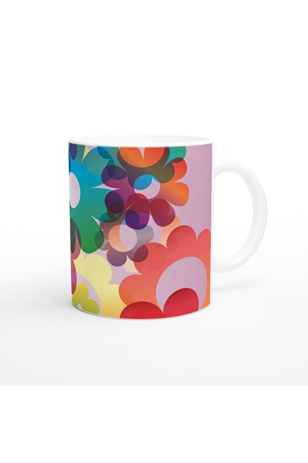 Retro Flower Explosion Mug - 3