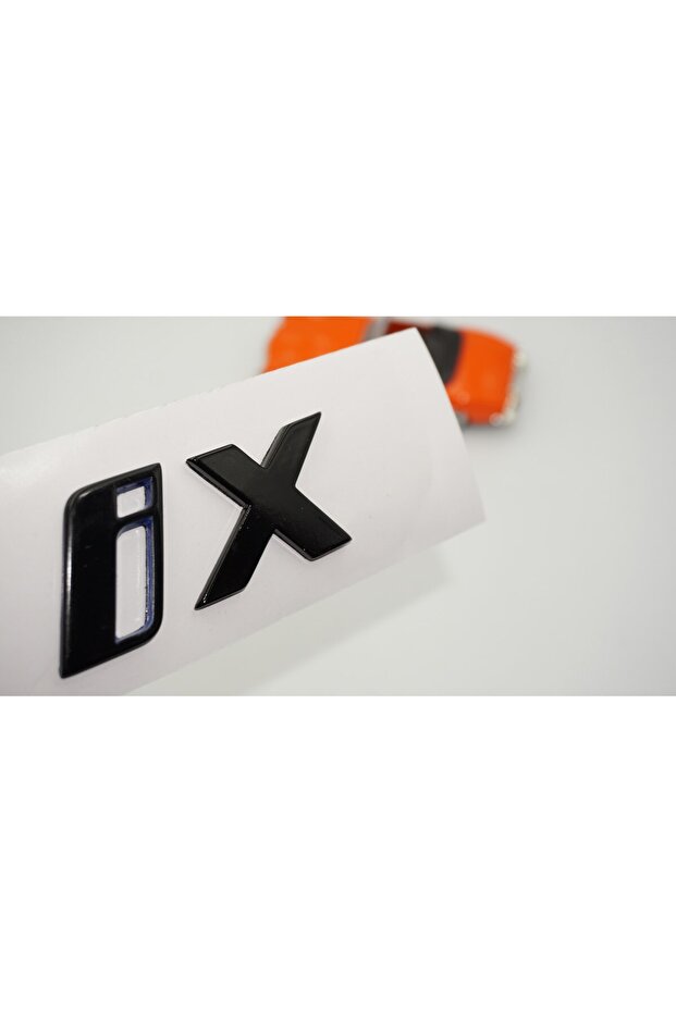iX Bagaj Black ABS 3M Logo Emblem متوافق مع Bmw