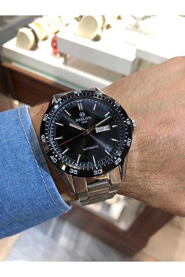 ساعة يد رجالية أوتوماتيكية - 1