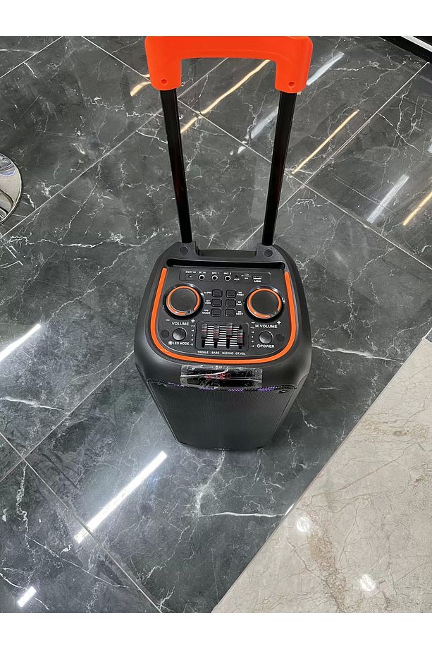 NDR-1098 Taşınabilir Büyük Boy Ses Sistemi Bluetooth Mikrofonlu Parti Hoparlör - 5