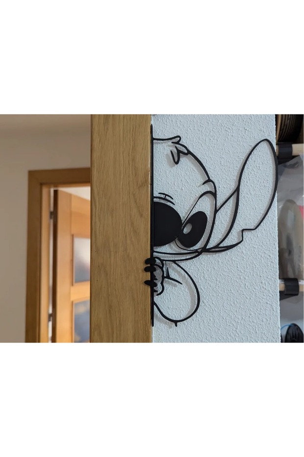 Stitch Kapı yanı Duvar Süsü / 2li Set (Sağ-Sol ) - 1