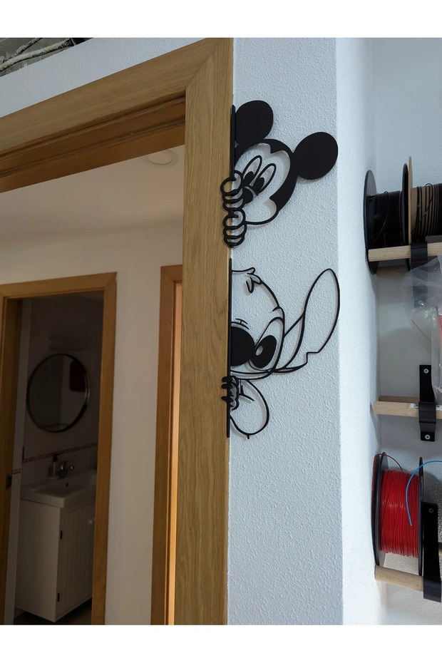 Stitch Kapı yanı Duvar Süsü / 2li Set (Sağ-Sol ) - 2