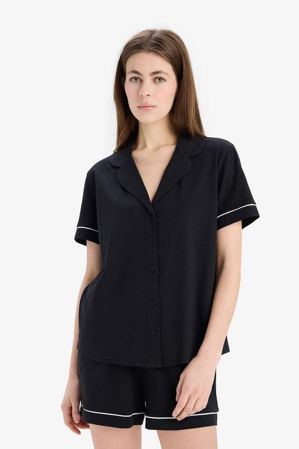 Pijama Takımı Kısa Kollu Üst Şort Alt-fall In Love B8679ax25sp - 3