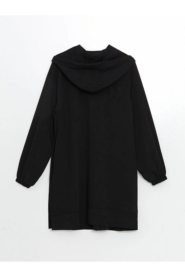 LCW Modest Kapüşonlu Oversize Kadın Tunik - 8