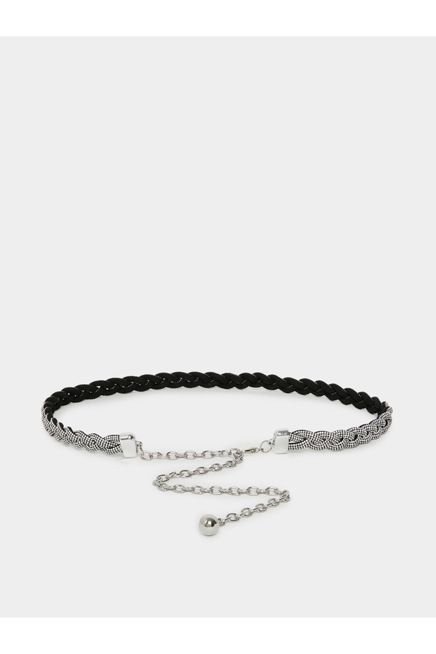 Braided Embellished Belt