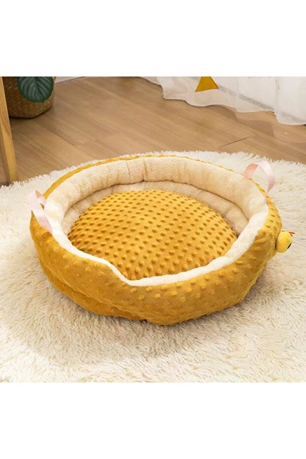 Super Soft Cat Bed with Memory Foam, Large Size 50 cm Plush Pet Sleeping Mat
