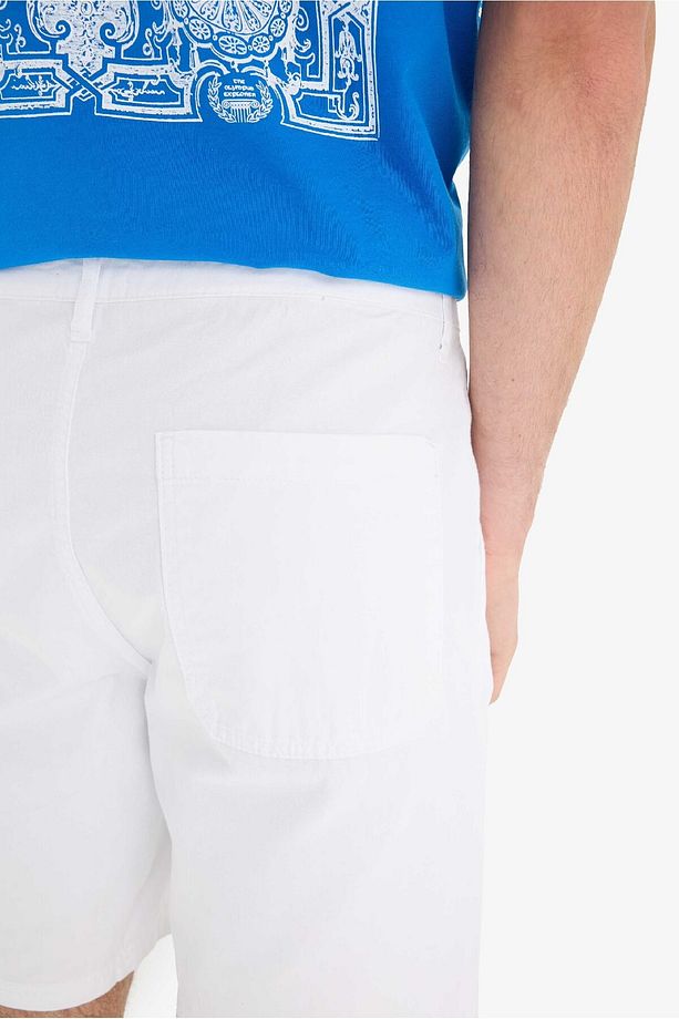 %100 Pamuk Regular Fit Bermuda Şort E1231AX25SM - 7