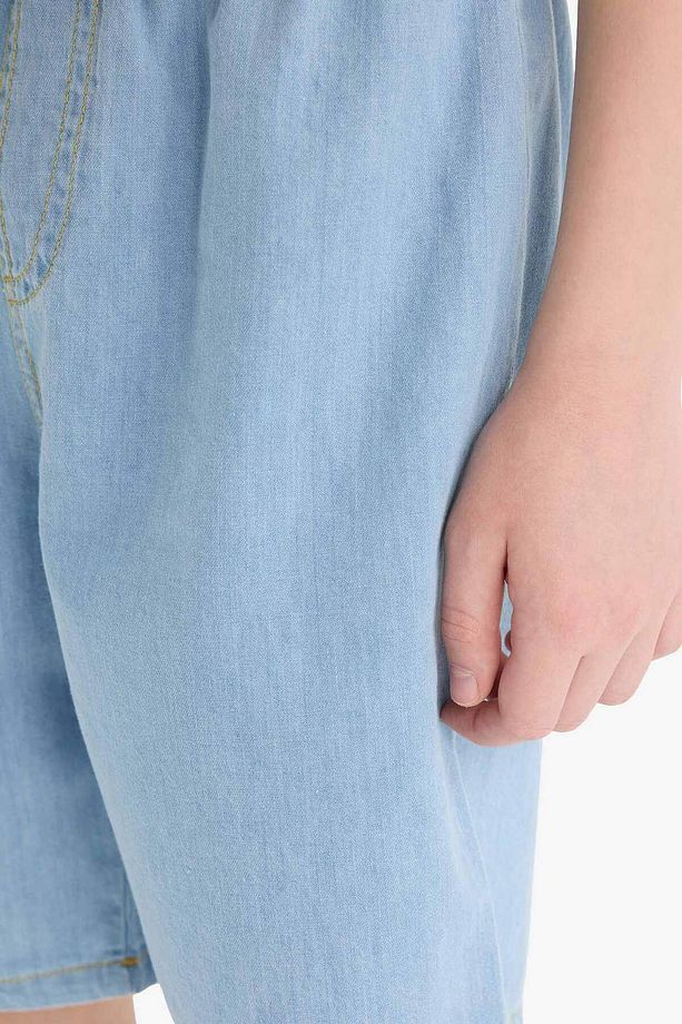 Erkek Çocuk Beli Lastikli Jean Şort D8575a825sm - 5
