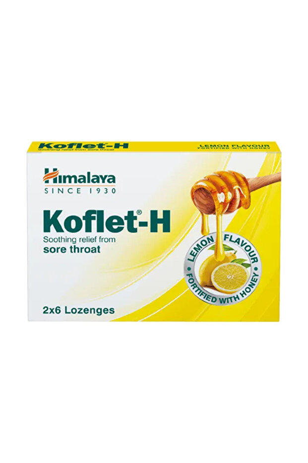 Koflet-H Lemon Lozenges – Pack of 12