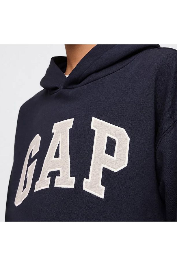 V-Bas Relaxed Fit Çocuk Lacivert Sweatshirt - 5