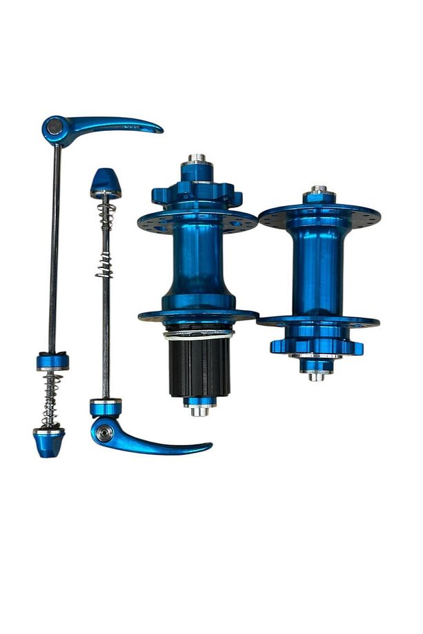 Forte Gt Xbyc 680 Bisiklet Hub Sesli Ön Arka Kaset Göbek Seti 32 Delik 6 Vida Qr Mandal Mavi - 1
