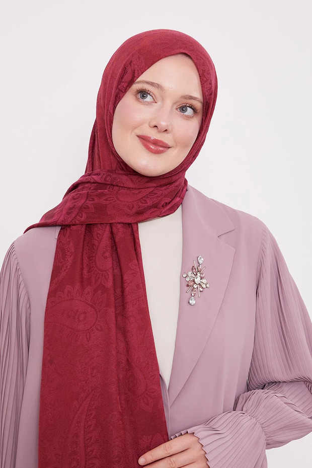 Ethnic Pattern Italian Jacquard Shawl