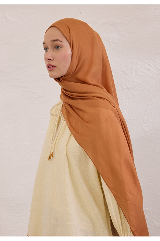 SOFT VİSKON ŞAL BADEM - 1