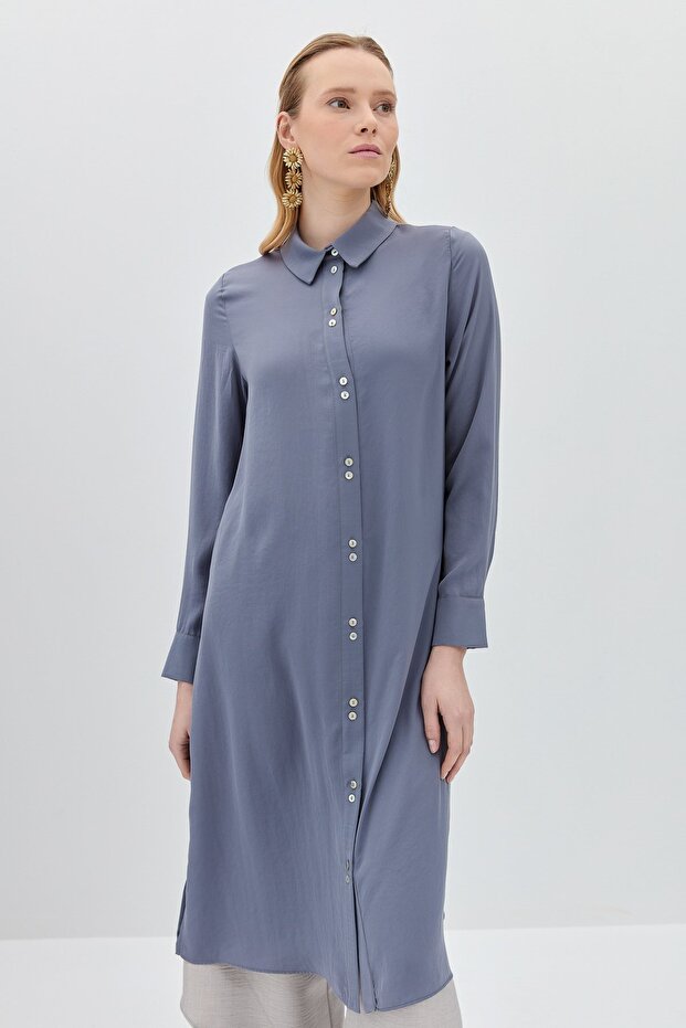 Basic Tunik Gri - 4